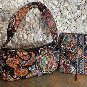 Vera Bradley hand bag and book cover
